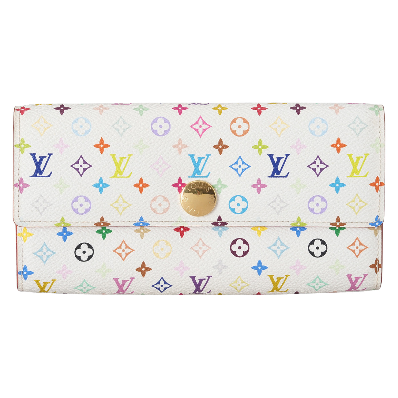 LOUIS VUITTON(USED)루이비통 M93744 무라카미 멀티컬러 사라월릿